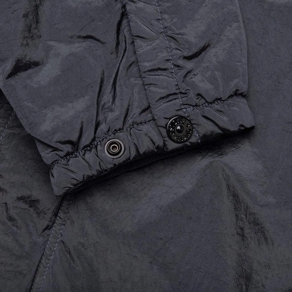 Nylon Coach Jacket - Lead Grey