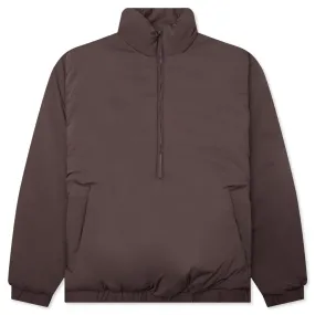 Nylon Puffer Jacket - Plum