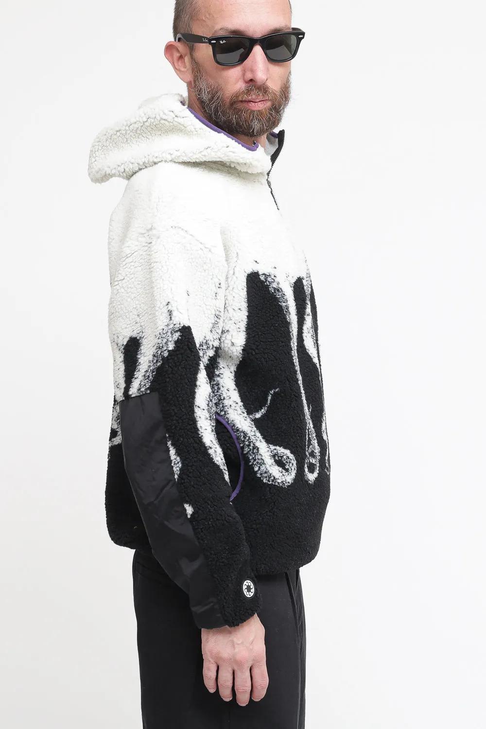 Octopus Original Sherpa Pullover - White