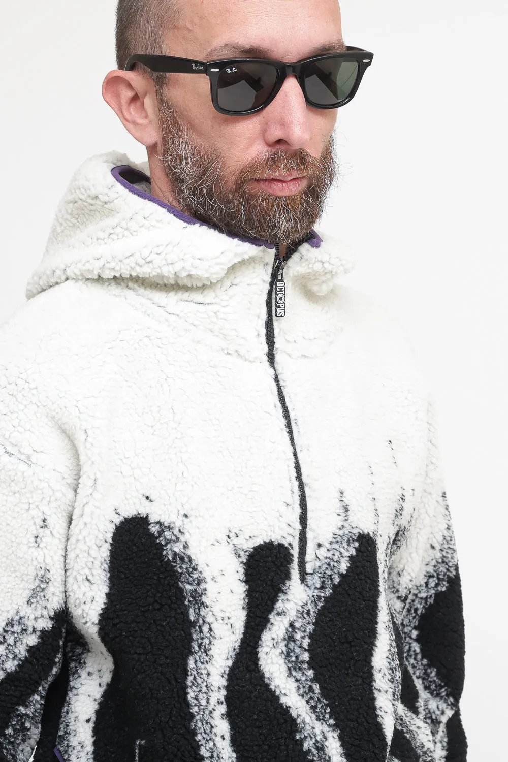 Octopus Original Sherpa Pullover - White