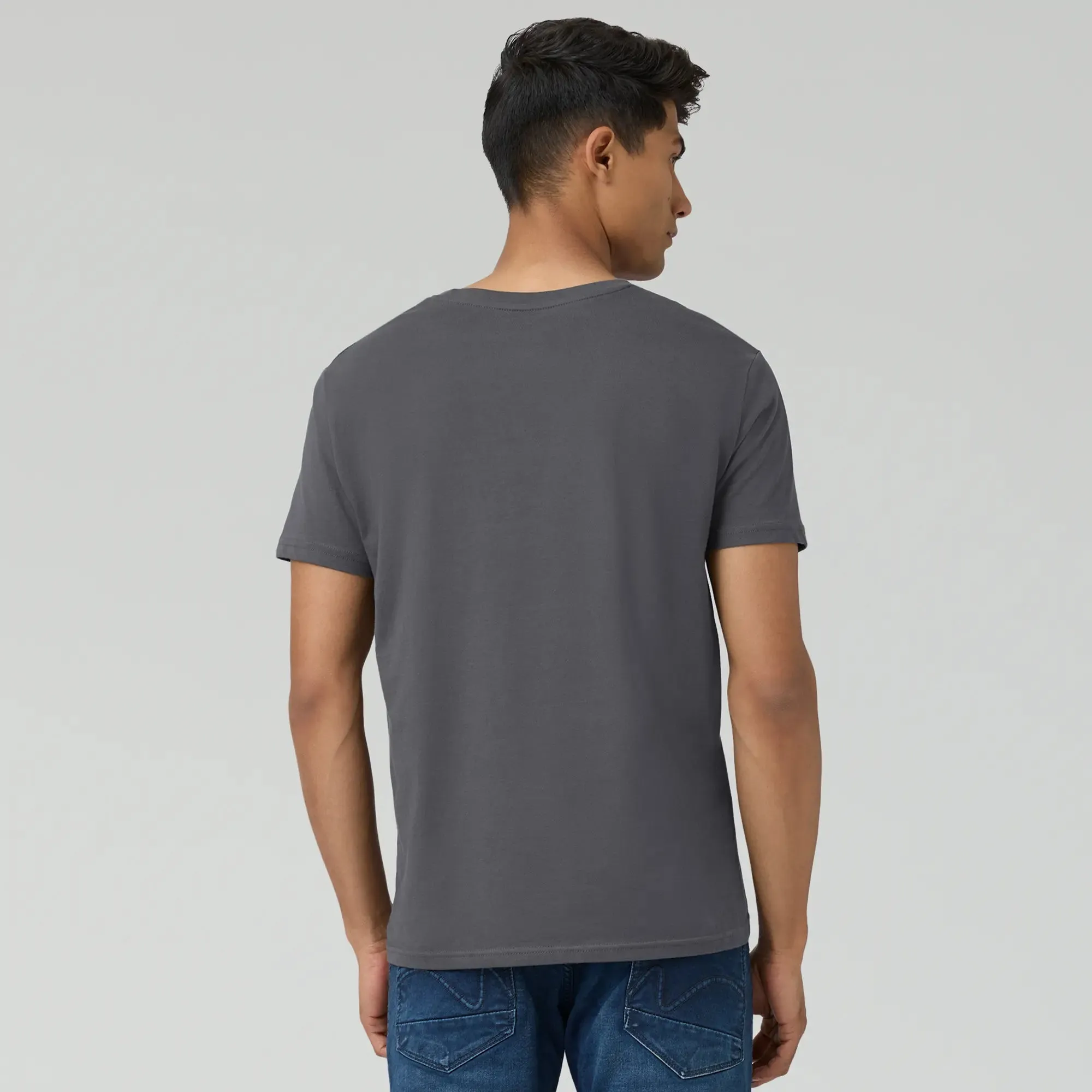 Pace Combed Cotton T-shirts Anchor Grey