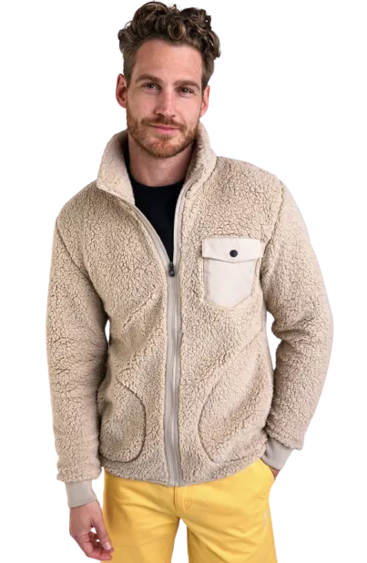 Pelle P - Sherpa Zip Beige