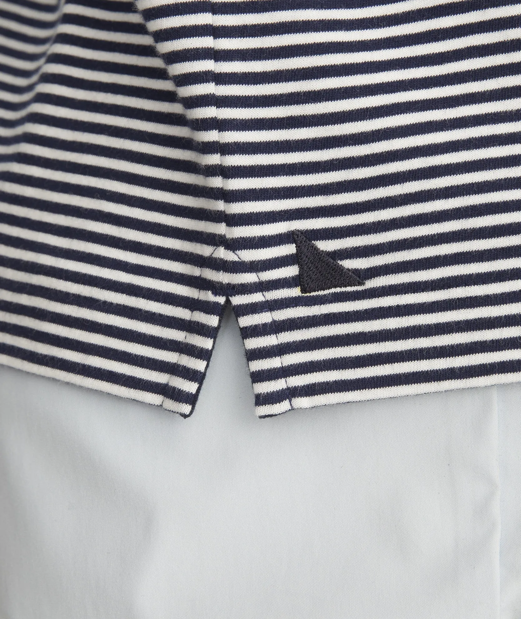 Pima Cotton Striped Polo