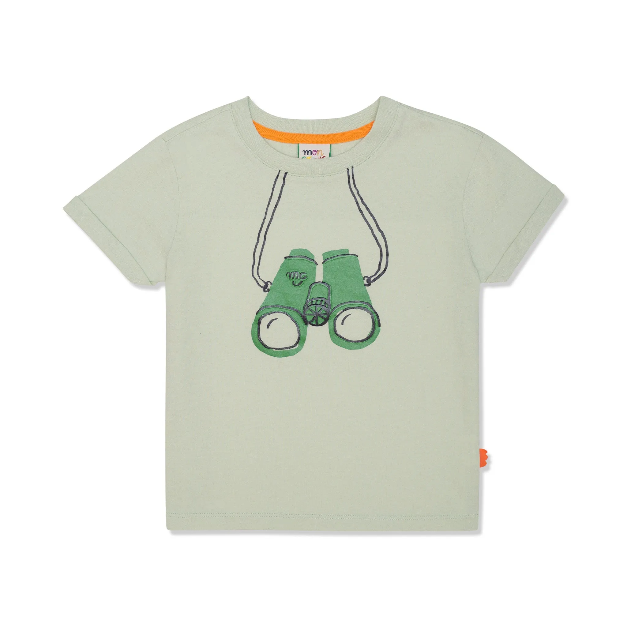 Recycled Cotton Checkered Kid T-shirt