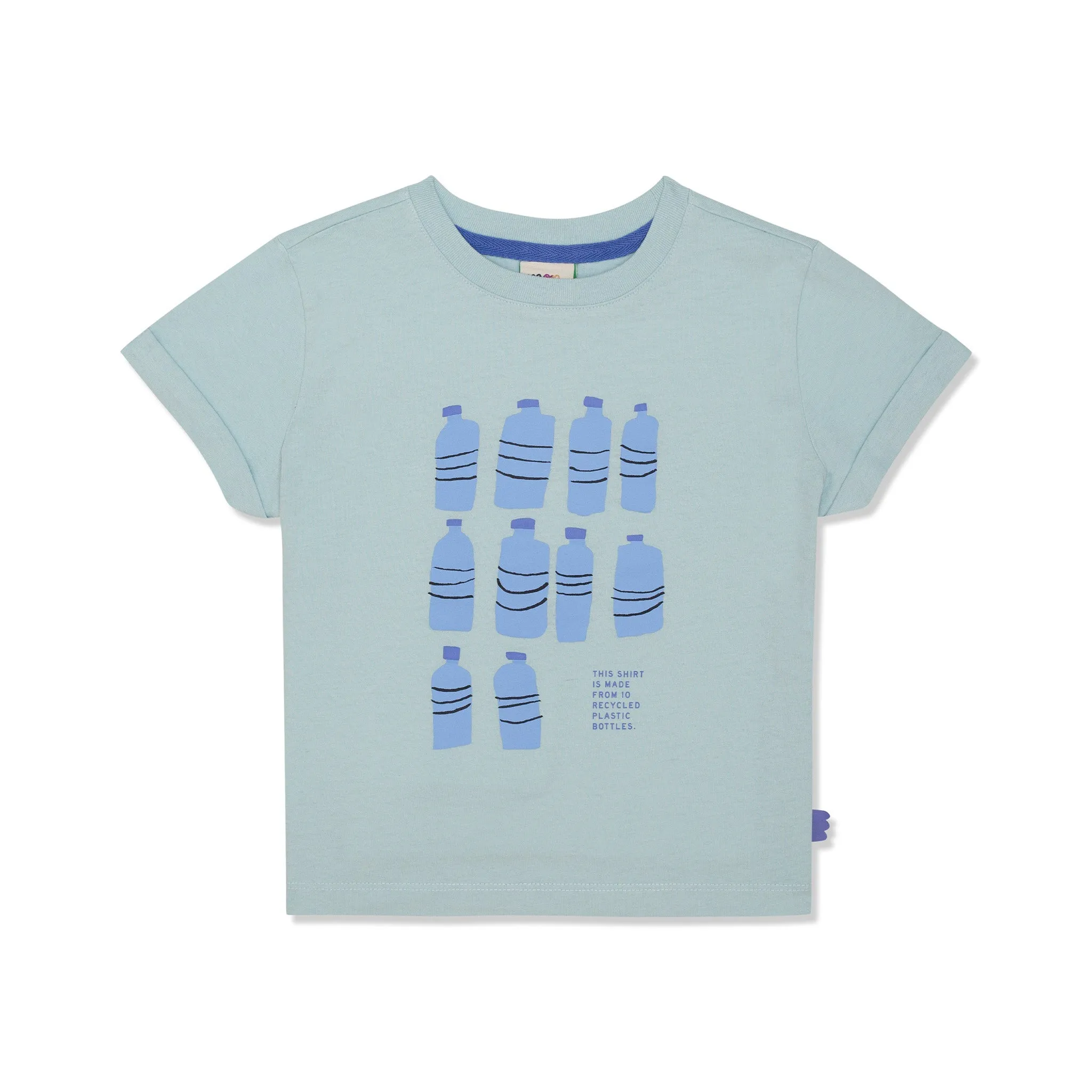 Recycled Cotton Checkered Kid T-shirt