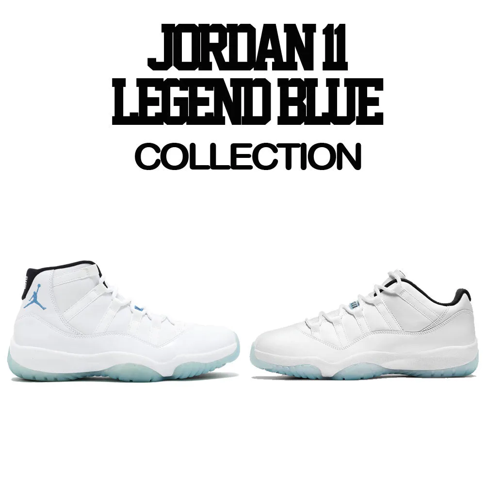 Retro 11 Legend Blue Shirt - Got Em - White