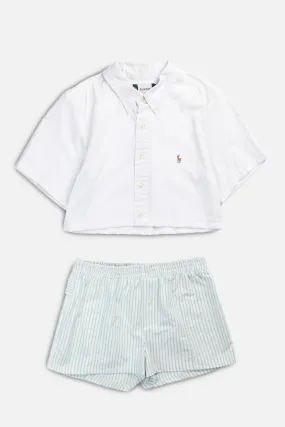 Rework Oxford Shorts Set - S