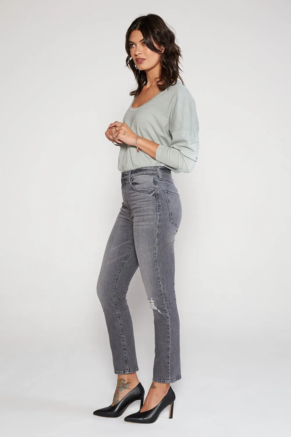 Scarlet Mid Rise Slim