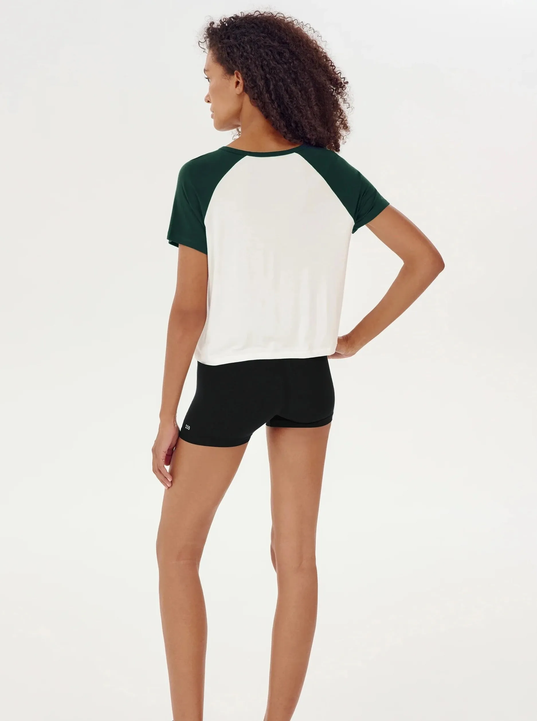 Splits59 Baseball Jersey Tee - White/Forest