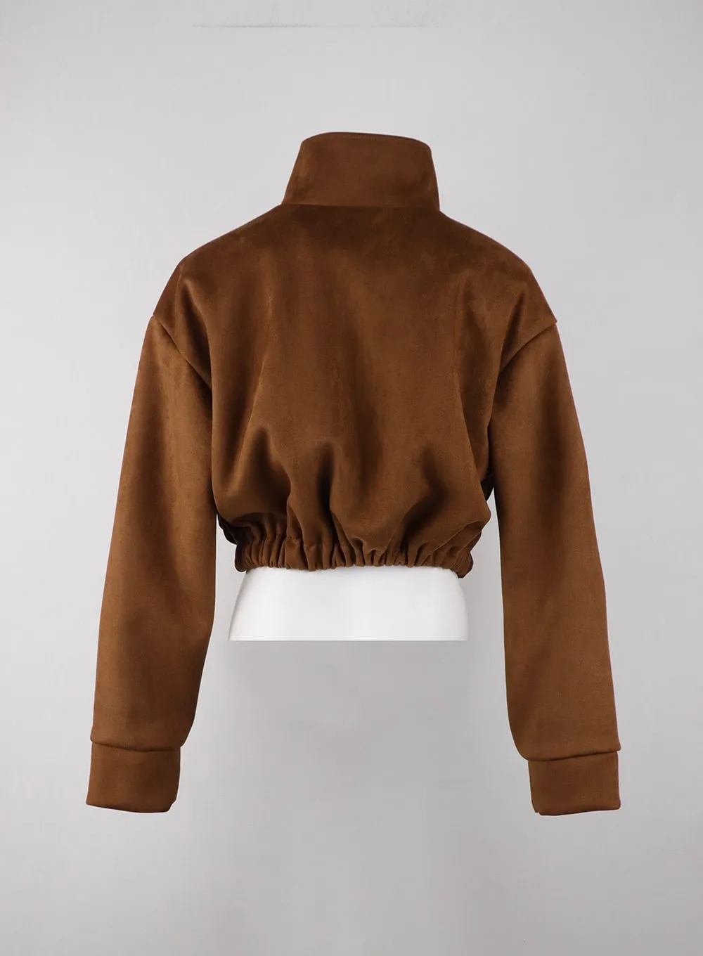 Suede Bomber Jacket IJ403