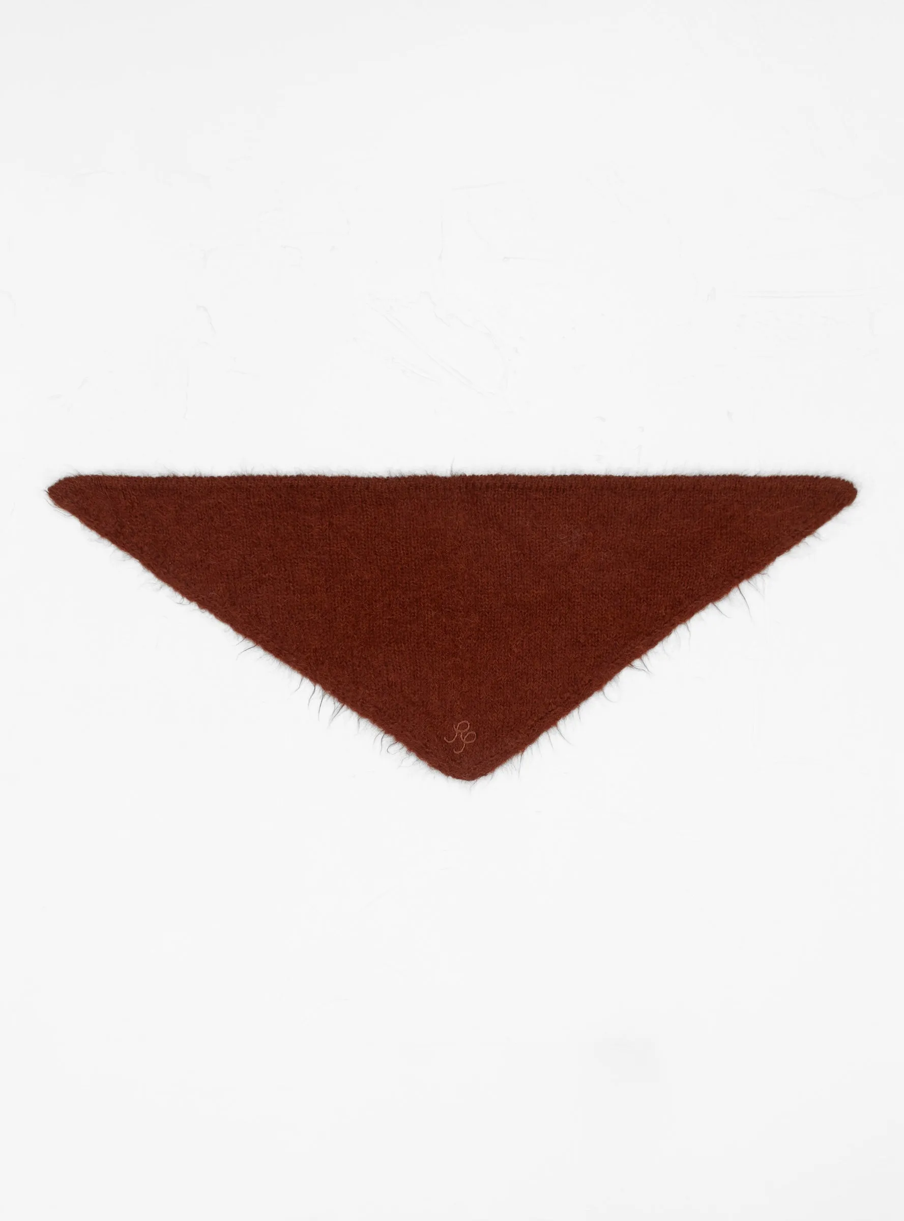 Triangle Scarf Brown