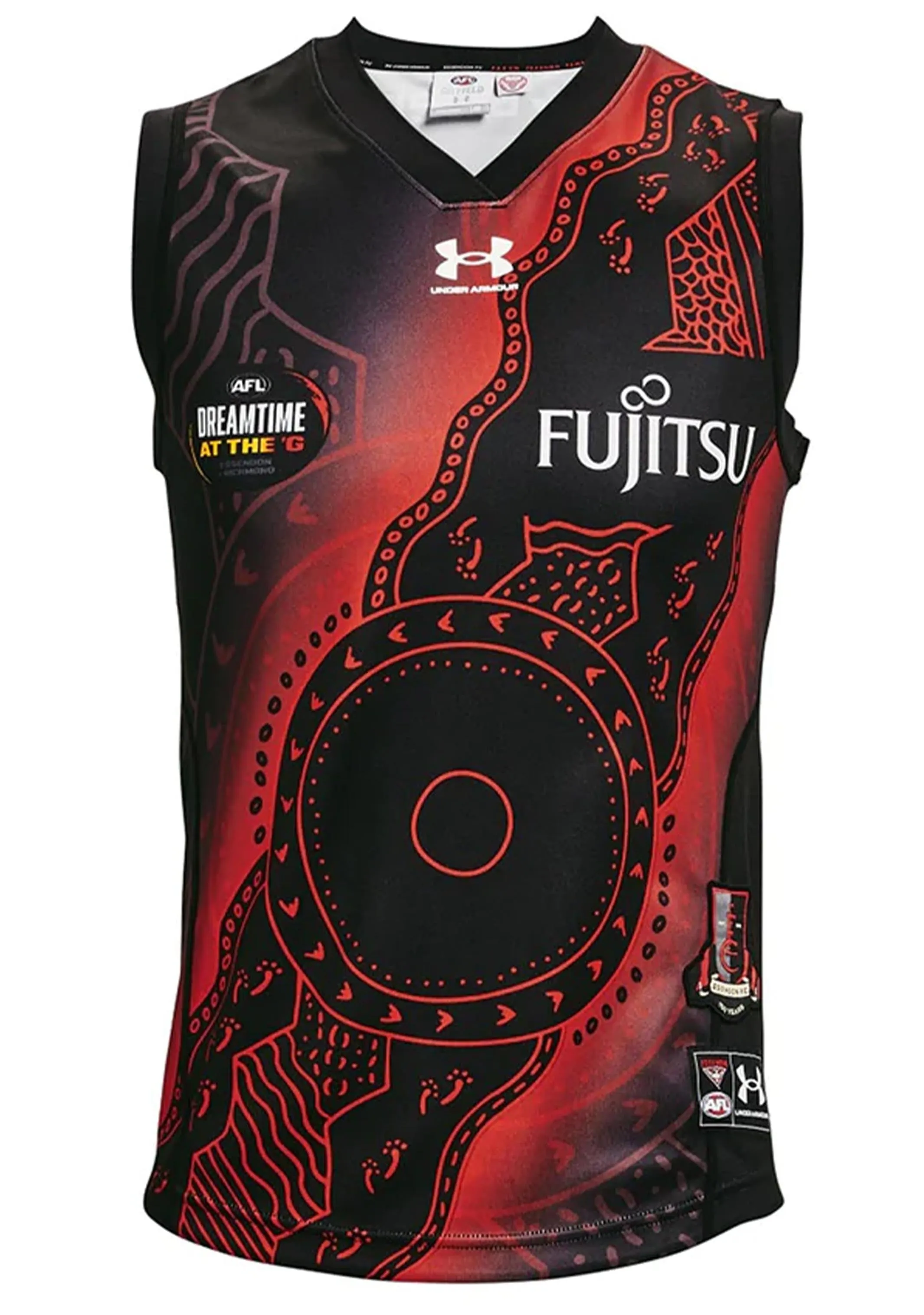 Under Armour Mens Essendon Indigenous Guernsey <br> 1374349 004