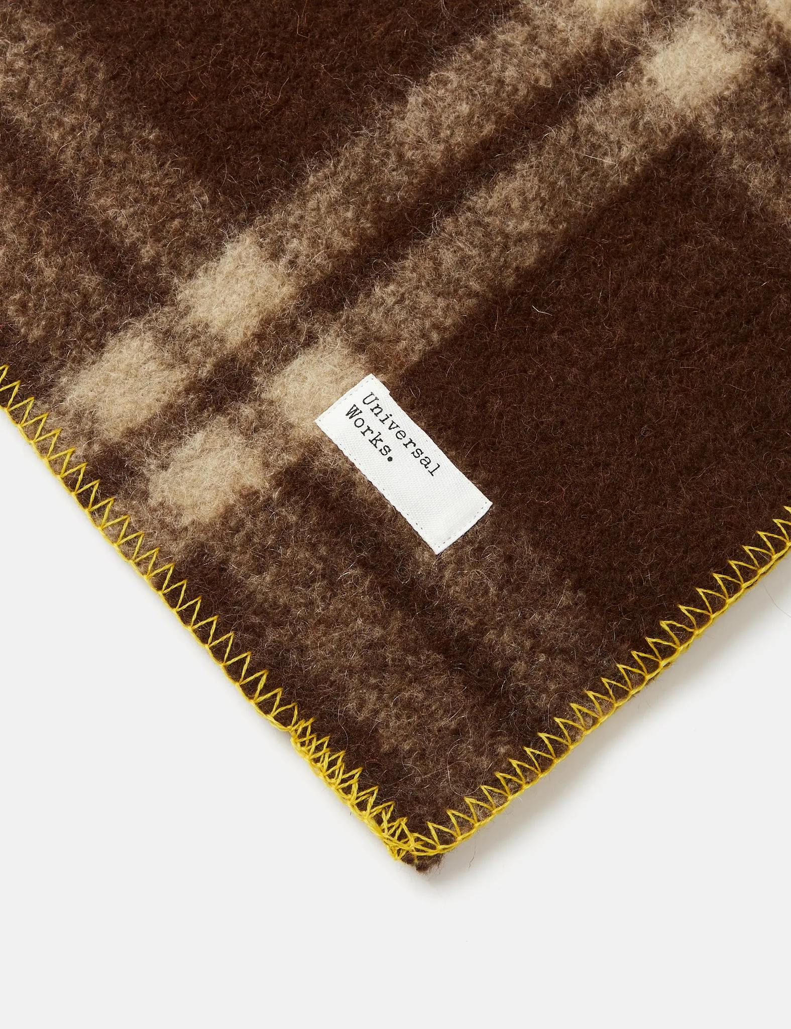 Universal Works Blanket Scarf - Brown