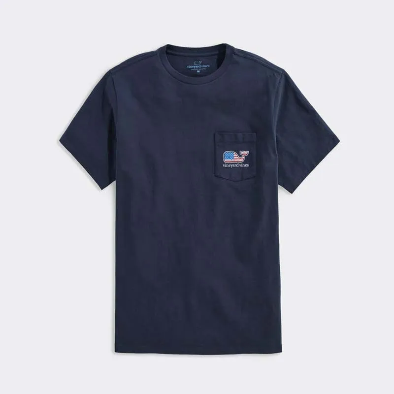 Whale Flag Short Sleeve T-Shirt