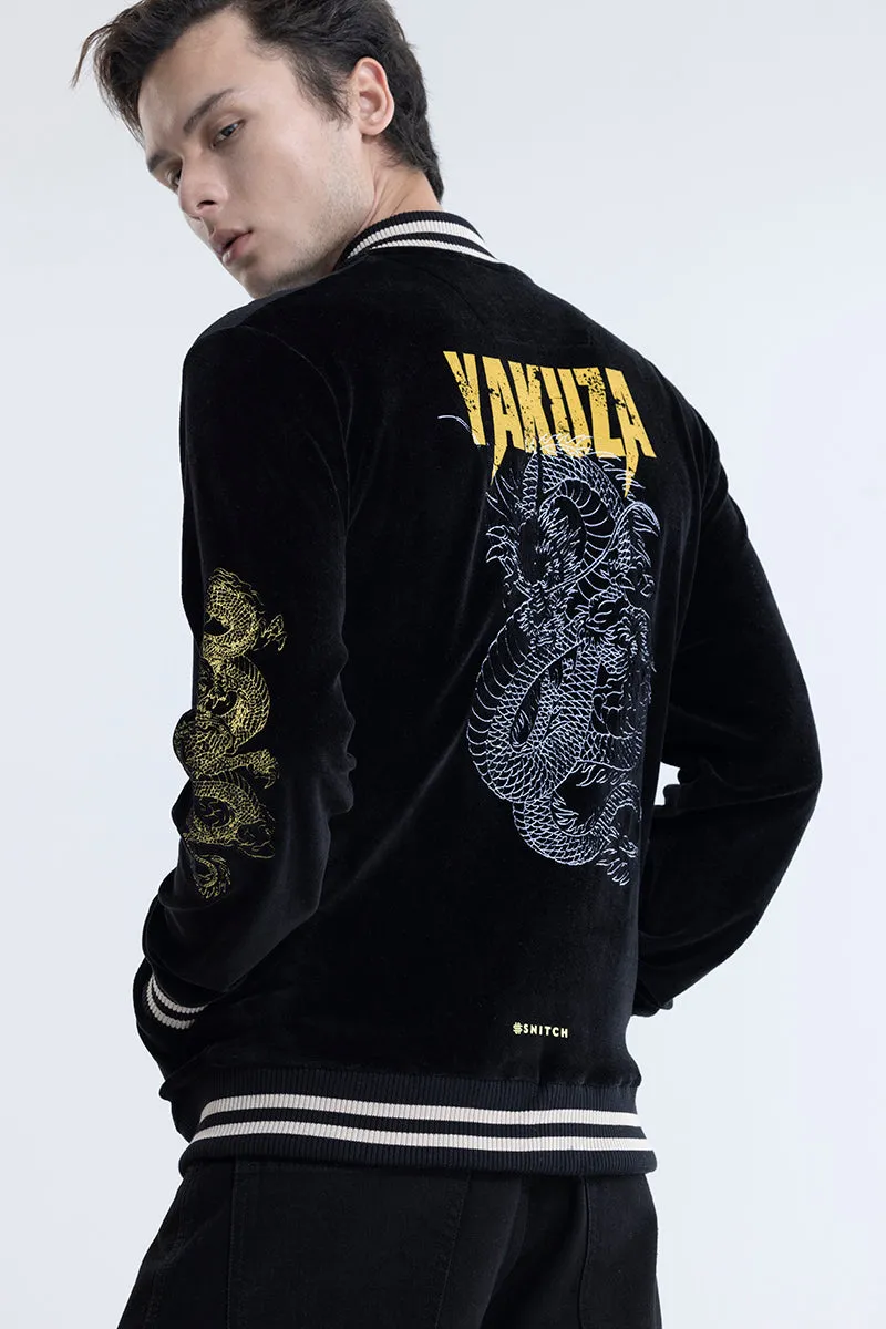 Yakuza Black Sukajan Bomber Jacket