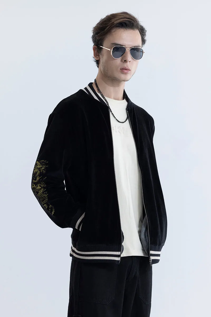 Yakuza Black Sukajan Bomber Jacket