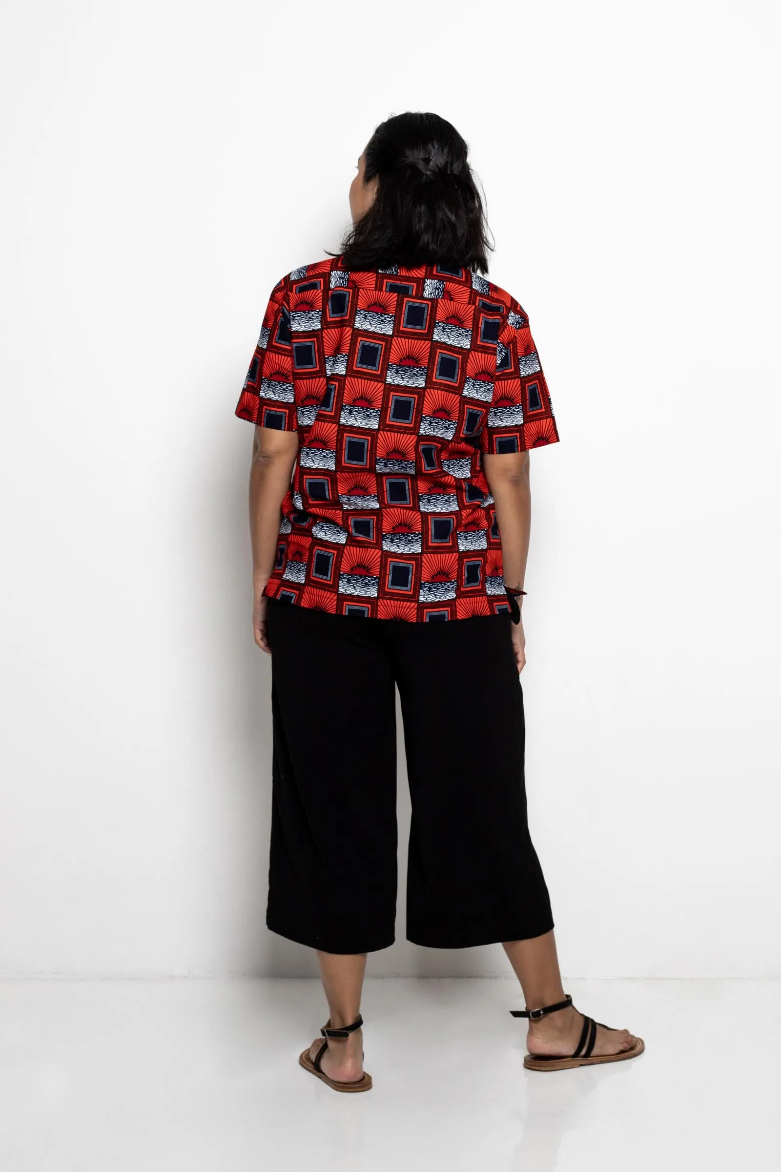 Zika Shirt - Red Sunrise Print